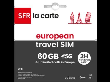 sfr voyage|European Travel SIM : prepaid data SIM card with 60。